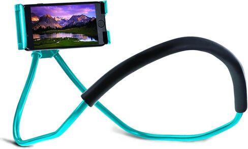 حامل رقبة هاتف Aduro، حامل هاتف برقبة معقوفة لتحرير يديك متوافق مع هاتف Apple iPhone Android الذكي in Kuwait