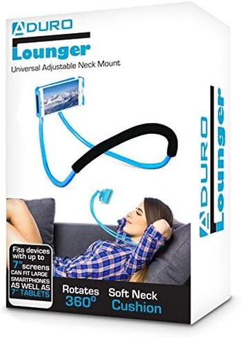 حامل رقبة هاتف Aduro، حامل هاتف برقبة معقوفة لتحرير يديك متوافق مع هاتف Apple iPhone Android الذكي in Kuwait