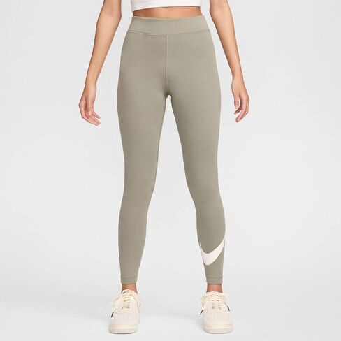بنطال ضيق عالي الخصر للنساء من Nike - ملابس رياضية كلاسيكية، جيشي/شراعي فاتح، XS-XXL، X-Large in Saudi Arabia