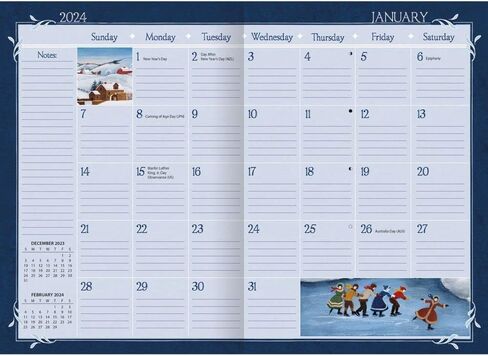 LANG Lang Folk Art™ 2025 Monthly Planner (25991012099) in Saudi Arabia