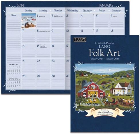 LANG Lang Folk Art™ 2025 Monthly Planner (25991012099) in Saudi Arabia