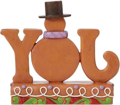 Enesco Jim Shore Heartwood Creek Gingerbread Christmas Baked with Joy Figurine- Stone Resin Hand Painted Crafted Collectible Figurines Christmas Home Decor Statue, 6 Inch in Saudi Arabia