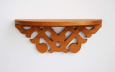 Jonathan Alden Floating Shelf in Solid Cherry, Porter Design in Saudi Arabia