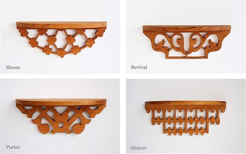 Jonathan Alden Floating Shelf in Solid Cherry, Porter Design in Saudi Arabia