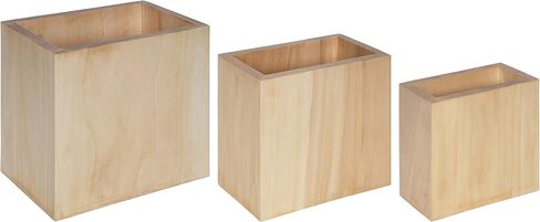 Kate and Laurel Domio Mid-Century Pocket Wall Organizer, Set of 2, Walnut Brown, Wood Office Organizer for Wall in Saudi Arabia