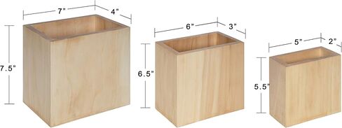 Kate and Laurel Domio Mid-Century Pocket Wall Organizer, Set of 2, Walnut Brown, Wood Office Organizer for Wall in Saudi Arabia