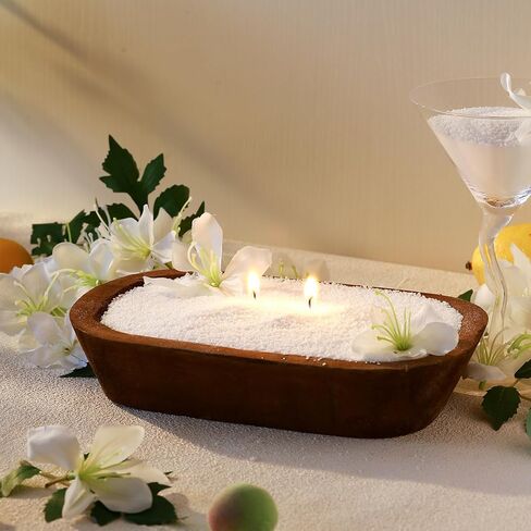 2.2 lb Pearled Sand Wax Candle Customized Powder Candle Making Sand Candles Kit Palm Wax Pearls Natural Non Toxic Refillable Wax Sand with Wicks for DIY Pearled Candle Making(Christmas Fir) in Kuwait