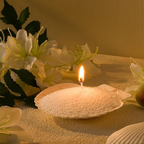 2.2 lb Pearled Sand Wax Candle Customized Powder Candle Making Sand Candles Kit Palm Wax Pearls Natural Non Toxic Refillable Wax Sand with Wicks for DIY Pearled Candle Making(Christmas Fir) in Kuwait