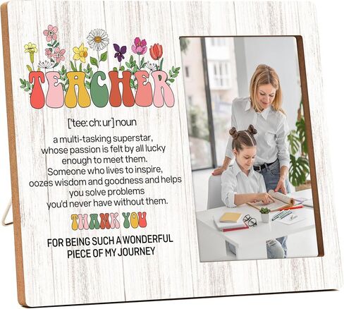 Teacher Gifts For Women, Teacher Definition Picture Frame, Thank You Gifts For Teachers Preschool Teacher, Appreciation Gifts For Birthday Christmas Thanksgiving Teacher's Day Graduation -17 in Saudi Arabia