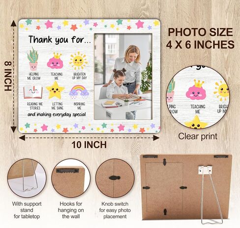 Teacher Gifts For Women, Teacher Definition Picture Frame, Thank You Gifts For Teachers Preschool Teacher, Appreciation Gifts For Birthday Christmas Thanksgiving Teacher's Day Graduation -17 in Saudi Arabia