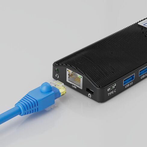 Mini PC Stick Celeron N4000 4GB/64GB, Micro Computer with USB PD3.0 and 4K HDMI, Gigabit Ethernet, WiFi 5.0, BT 5.2 - Ideal for Business, Office, Media, Home Use in Saudi Arabia