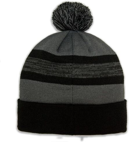 Icon Sports Officially Licensed World Clubs Pom Beanie - Premium Soft Knit Winter Hat for Soccer Fans, Warm Soccer Fan Gear in Saudi Arabia