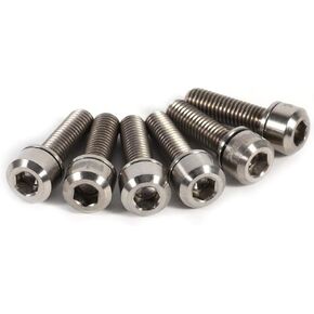 6Pcs M5 x 18mm Bolts Screw Stem Bolt Fixed Stem Bolts with Washers for Mountain Road ()