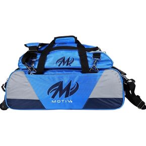 Bowlerstore Products Motiv Ballistix Triple Tote Bowling Bag with Shoe Bag - Cobalt Blue