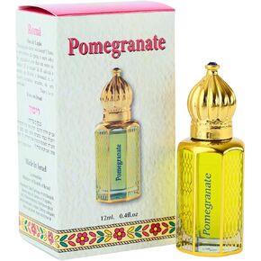 Anointing Oil from Jerusalem Blessed with Biblical Oils Roll-on Holy Oil - 12 Ml - Elegant Middle Eastern Style Bottle - Religious Gift for Prayers & Blessings (12ml, Frankincense & Myrrh)
