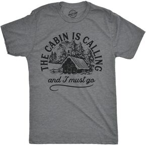 Mens Camping T Shirts Funny Camp Tees for Guys Cool Shirts for Outdoor Camping