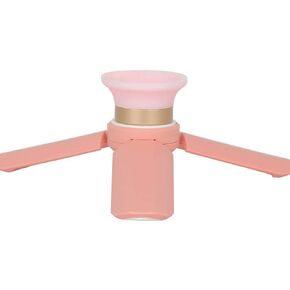 Crystal Ball Stand Display Stand for Glass Ball Lens Ball Spere Gazing Ball Base with Mini Tripod and Suction Cup (Pink)