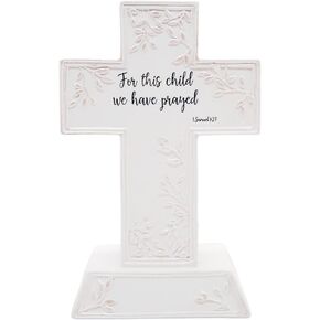Roman Giftware Inc., Children's Gifts, New Baby, 7" H for This Child Cross Night,Religious, Inspirational, Durable (2x4x7)