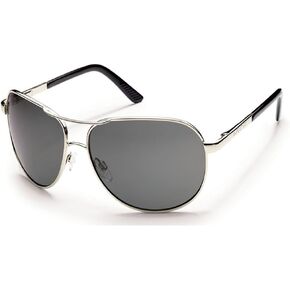 Suncloud Optics Aviator Sunglasses(Silver,Gray Polarized)
