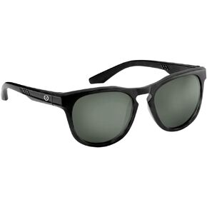 Flying Fisherman Breakers Classic Polarized Sunglasses, Gloss Black Frame/Smoke Lens, Medium