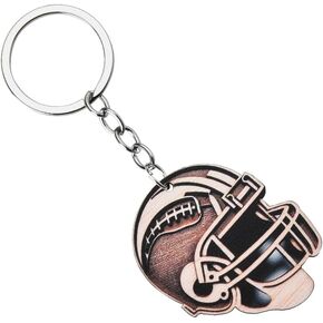 Football Keychain Gifts for Boys Girls Cute Sports Key Chain for Women Men Y2k Accessories Gifts for Teens Football Party Favors for Kids Rugby Lovers Gift Ideas Colorful Gifts for Football Fans