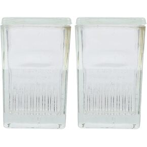 ULTECHNOVO 2 Pcs Glass Staining Jar Laboratory Material 9- Slide Staining Tank Glass Jars with Lids Lab Coplin Jars 9-slide Glass Transparent Staining Jar Dispenser Container Flask Microscope