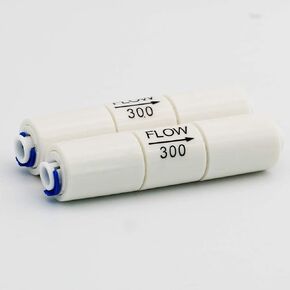 50GPD Flow Restrictor 300CC 1/4" Quick Connect for RO Reverse Osmosis (Pack of 2)