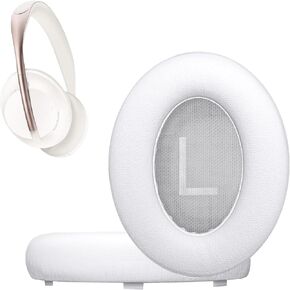 Replacement Ear Pads for Bose 700 (NC700) Wireless Headphones, Ear Pads Cushions High-Density Noise Cancelling Foam,Made of Soft Protein Leather - NC700-White.