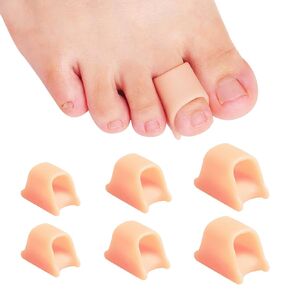 Hammer Toe Straightener Corrector - Bunion Corrector for Women Big Toe, Toe Spacers Toe Separators Toe Splint for Bunion, Curled Toes, Hammertoes (6 Pack,3 Sizes in One Set)