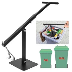 lukar Manual Small Trash Can Compactor,Portable Trash Compactor for 60-100L Garbage Bin,Rubbish Compactor for Kitchen,Roadside Waste Bin Compactor with Compactor Handle in Kuwait