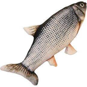 31.5 inches / 80 cm Simulation Fish Plush Toy ，Soft Fish Cushion Pillow grass carp Plush Pillow Stuffed Toy Throw Pillow for Home Decoration Gift Kids Pillow Stuffed Animal Toy