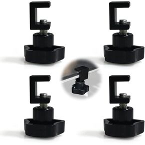 مشابك زجاجية قابلة للتعديل للطابعة ثلاثية الأبعاد Ender 3 Pro، 4 قطع مشابك للسرير الحراري للطابعة ثلاثية الأبعاد متوافقة مع Ender 3/3 Pro/V2/3S، Ender 5/Pro، CR-20 PRO، CR10/10S Pro in Kuwait