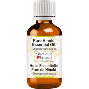 Pure Hinoki Essential Oil (Chamaecyparis obtusa) Steam Distilled 10ml (0.33 oz)