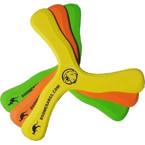 عبوة من 3 قطع من Baloo Boomerang - قطع بوميرانغ سهلة وآمنة للأطفال بعمر 5 سنوات.