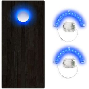مصابيح ACA Eclipse LED Cornhole، 16 لونًا، 4 أوضاع، عبوتان