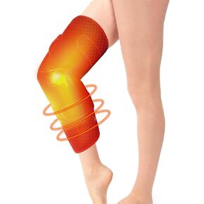 Heated Leg Warmer, Electric Heating Pad for Thigh & Knee & Calf Therapy Heated Knee Brace Calf Warmer for Better Circulation, Pain Relief, Adjustable Size
