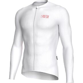 Men's Cycling Jersey Long Sleeves with 3 Rear Pockets Quick Dry Breathable Bicycle Jersey