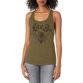 Chin Up Women's Let It Bee Ideal Racerback Graphic Tank Top