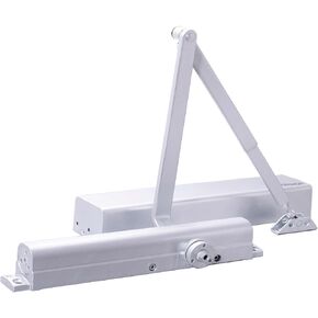 Heavy Duty Commercial Door Closer DRIWON DN-8220 Adjustable 1-6, Grade 1, 3-Hour Fire Rated for Metal & Interior Wood Doors, Automatic Overhead Self Closing Style for High Traffic