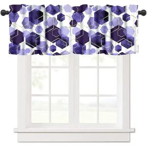 Sea Turtles Valance Curtain Tropical Ocean Beach Starfish Coral Nautical Map Art Printed Window Drapes for Bedroom Decor W54xL18in Fabric 1 Panel