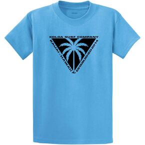 Koloa Surf Triangulated Palm Logo Heavyweight Tees Reg, Big and Tall