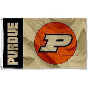 College Flags & Banners Co. Purdue Boilermakers Basketball Logo Flag