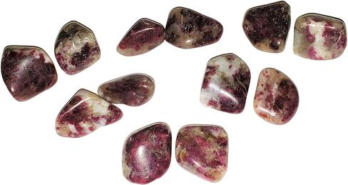 مجموعة قطعتين من أحجار كريمة كريستال روبي تورمالين متوسطة الحجم ومصقولة وشفاء طبيعي من مدغشقر in Kuwait