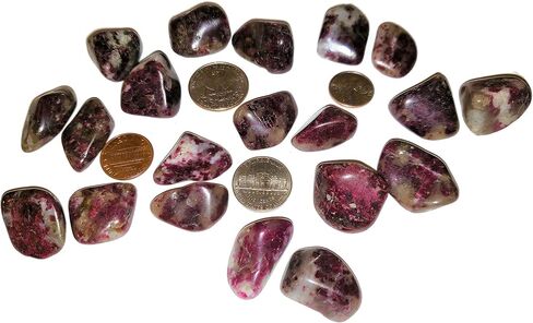 مجموعة قطعتين من أحجار كريمة كريستال روبي تورمالين متوسطة الحجم ومصقولة وشفاء طبيعي من مدغشقر in Kuwait