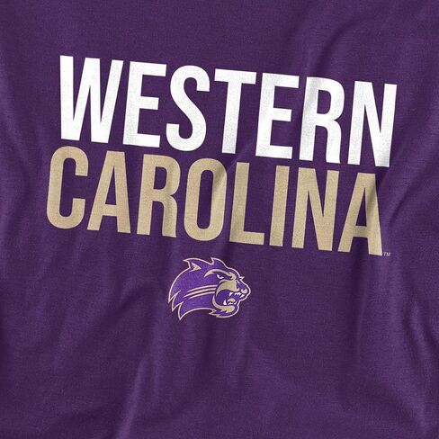 Western Carolina University Official Stacked Unisex Adult T Shirt in Saudi Arabia