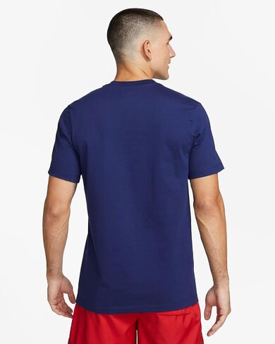 تي شيرت NIKE USA Pride Believe للرجال بألوان الفريق الوطني مقاس X-Large باللون الأزرق الداكن in Saudi Arabia