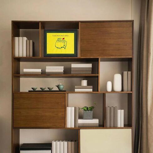 إطارات YhoBuy مقاس 16x20 لعلم الجولف مقاس 13x17، إطار جولف من الخشب الفاخر باللون الأخضر، قياسي، لا يتضمن خطافات in Kuwait