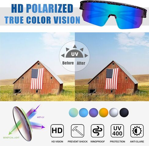YUNBLL&KO Kids Sports Sunglasses Polarized UV400 Protection Boys Girls Youth Baseball Sun Glasses for Cycling Softball in Saudi Arabia