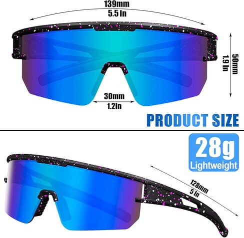 YUNBLL&KO Kids Sports Sunglasses Polarized UV400 Protection Boys Girls Youth Baseball Sun Glasses for Cycling Softball in Saudi Arabia