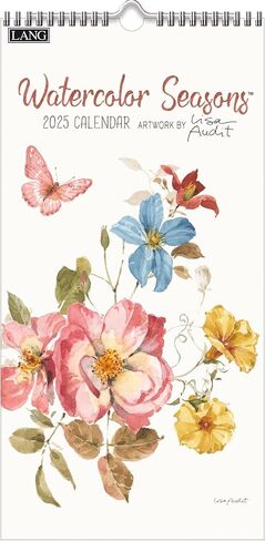 LANG Watercolor Seasons 2024 Vertical Wall Calendar (24991079144) in Saudi Arabia